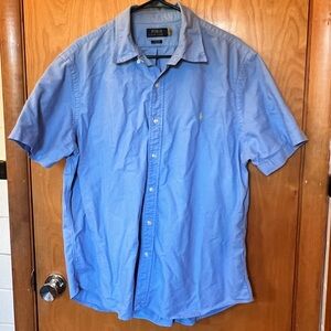 Ralph Lauren Blue Casual Button Down Shirt